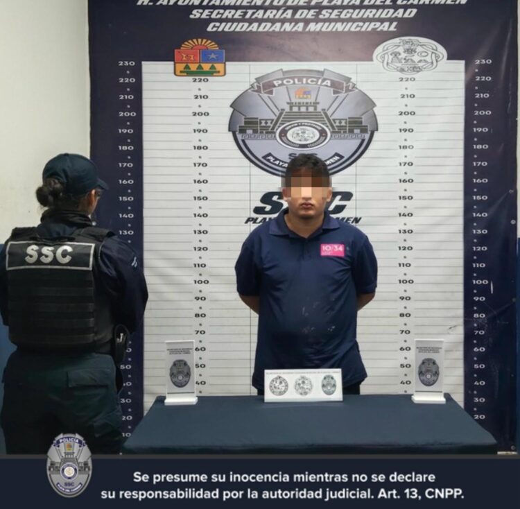 Joven tabasqueño es detenido por intentar agredir a policías