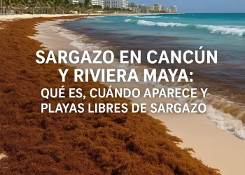 Sargazo en Cancún y Riviera Maya: qué es, cuándo aparece y playas libres de sargazo