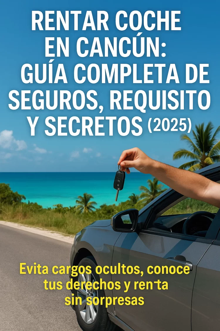 Rentar coche en Cancún: guía completa de seguros, requisitos y secretos