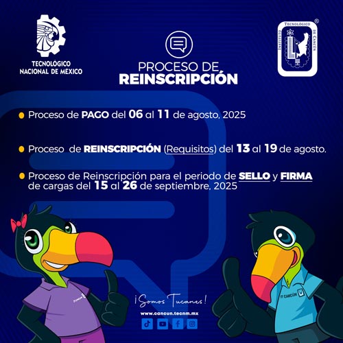 TecNM Cancún amplía convocatoria para carreras presenciales y virtuales
