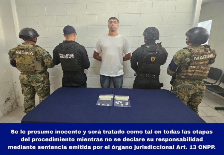 Narcomenudista es detenido en Cozumel