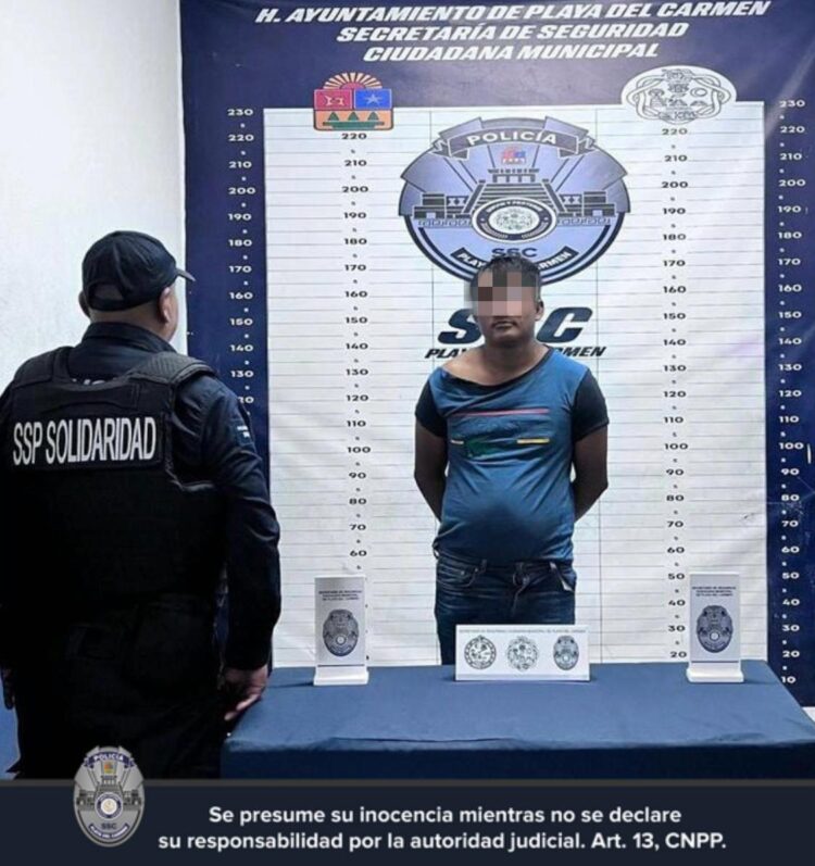 Detienen a hombre por agresión física a su expareja en Villas del Carmen