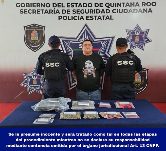 Cae sujeto que presuntamente vende drogas a menores