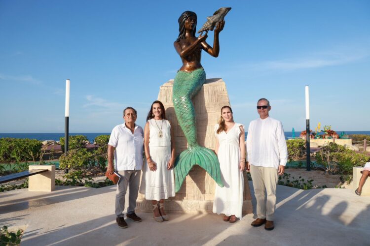 Escultura monumental honra la fuerza y tradición de la mujer isleña