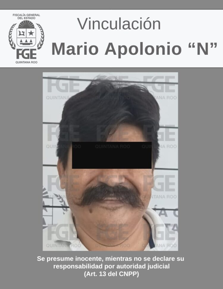 Vinculan a proceso a Mario Apolonio “el Nalga Chula” por extorsión en Cancún