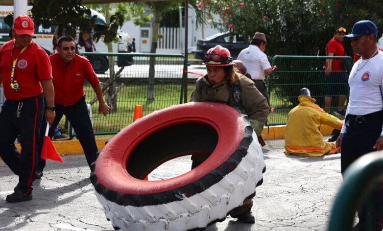 Bomberos de Cancún listos para el Challenge 2025