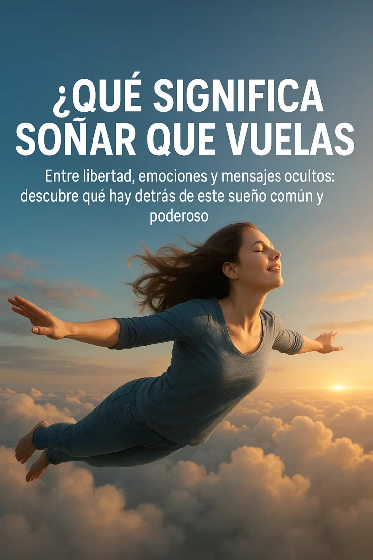 ¿Qué significa soñar que vuelas?  