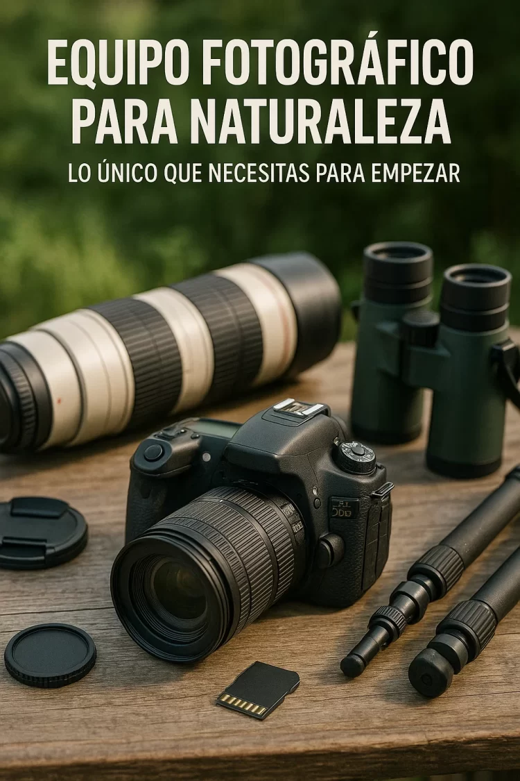 Equipo Fotográfico para Naturaleza: Lo Único que Necesitas para Empezar.