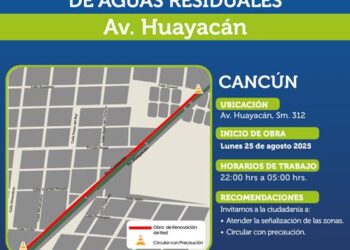 Aguakan amplía red sanitaria en la zona sur de Cancún