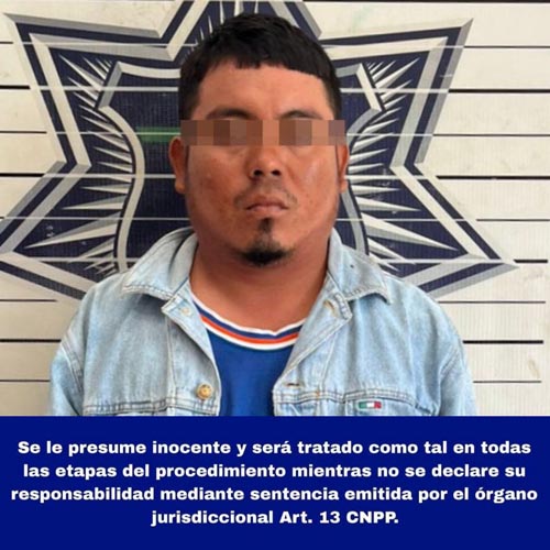 Capturan a motociclista por conducción temeraria y posesión de droga