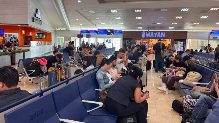 Aeropuerto de Cancún mantiene fuerte ritmo con 374 operaciones