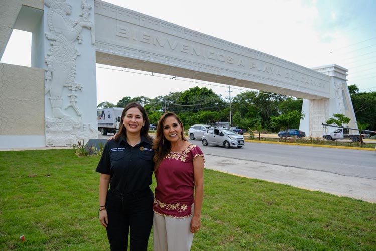 Nuevo Arco de Acceso combina identidad, turismo y tecnología en Playa del Carmen