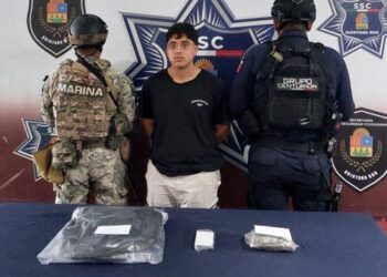 Detenido en Cancún por presunta posesión y venta de marihuana