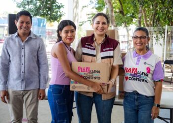 Estefanía Mercado impulsa bienestar alimentario en Villas del Sol con “Playa Llena, Corazón Contento”