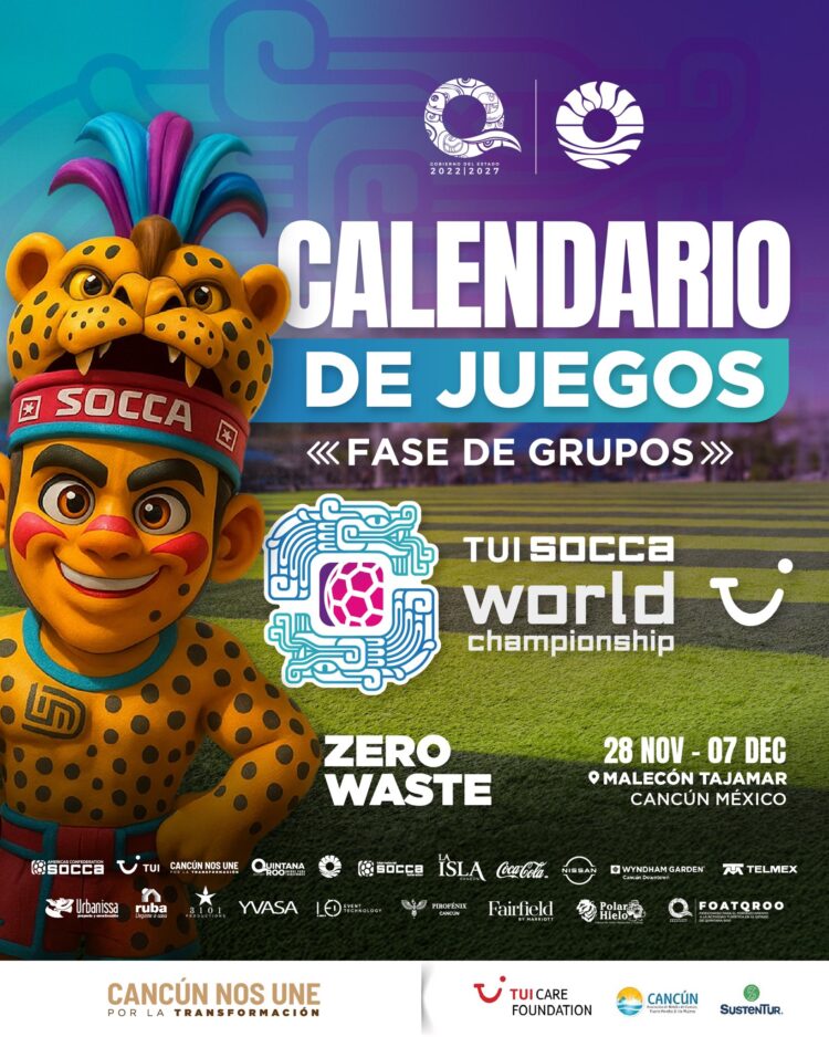 México vs. Bélgica abre la gran fiesta del Mundial Socca