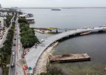 Puente Nichupté estará listo en un mes