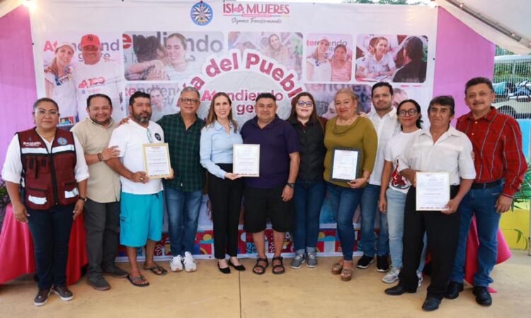 Instalan comités vecinales en Isla Mujeres