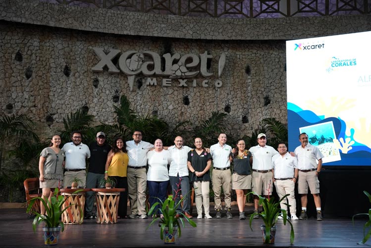 Xcaret obtiene certificación ALPZA por su proyecto de conservación de corales