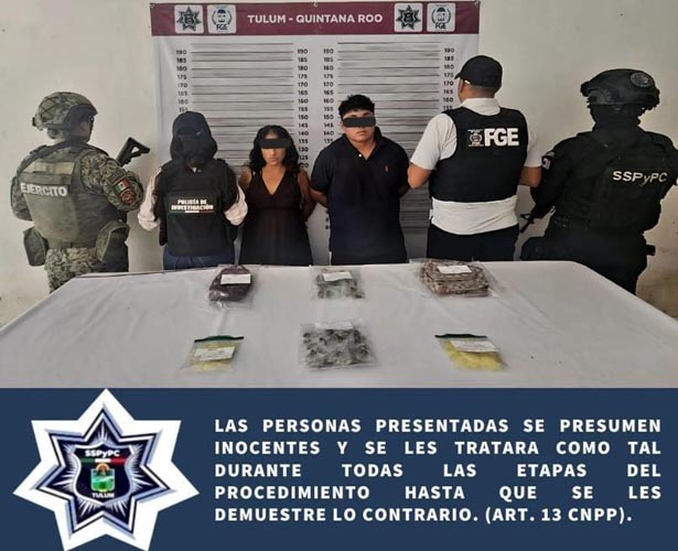 Capturan a “La Tía” y a un joven de 20 años durante acción de seguridad en Tulum