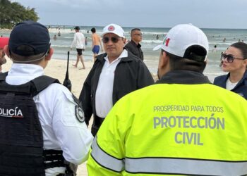 Refuerzan vigilancia en la Quinta Avenida por celebraciones de Nochebuena