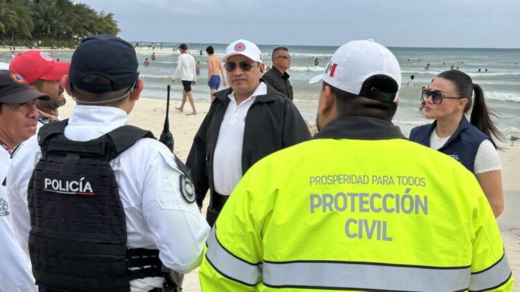 Refuerzan vigilancia en la Quinta Avenida por celebraciones de Nochebuena