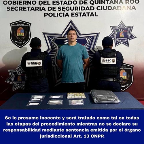 Capturan a sujeto que distribuía drogas