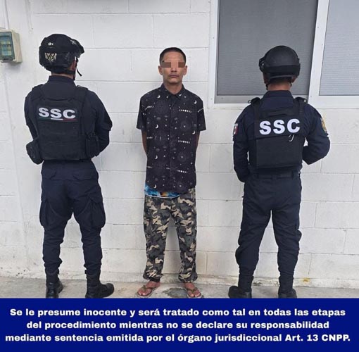 Detienen en Cozumel a motociclista por conducción temeraria y presunta alteración de serie