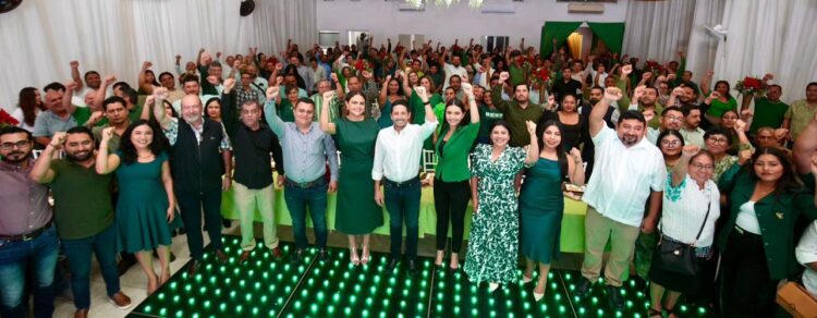 Renán Sánchez destaca crecimiento y organización del Verde en el sur de Quintana Roo
