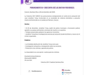 Exigen salida de juez tras presunto caso de violencia en Cancún