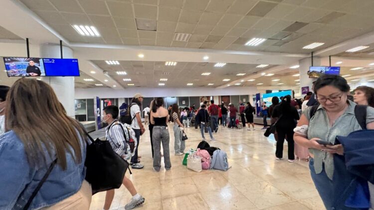 El Aeropuerto de Cancún registra intensa actividad con más de 600 vuelos