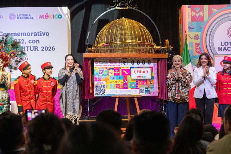 Lotería Nacional lanza billete especial por México como País Invitado en FITUR
