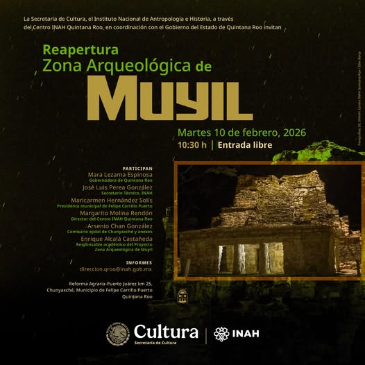 Zona arqueológica de Muyil volverá a recibir visitantes desde febrero