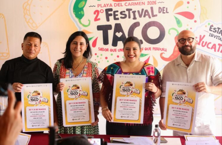Playa del Carmen alista el Segundo Festival del Taco con Yucatán como invitado