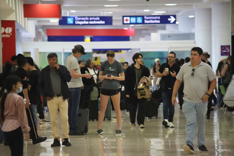 Aeropuerto de Cancún mantiene su dinamismo con 549 vuelos