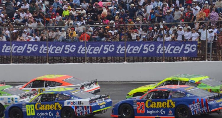 García Jr. y Gutiérrez dominan NASCAR México rumbo a Tulum