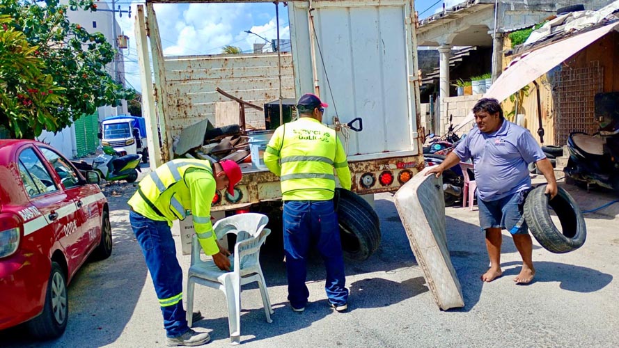 Refuerzan descacharrización en Isla Mujeres para prevenir enfermedades