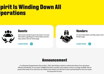 Activan apoyo a turistas en Cancún tras salida de Spirit Airlines