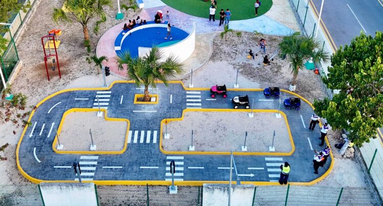 Atenea suma nuevo circuito vial infantil en Zona Continental