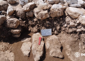 Descubren posible altar maya en obras del Tren Maya de carga