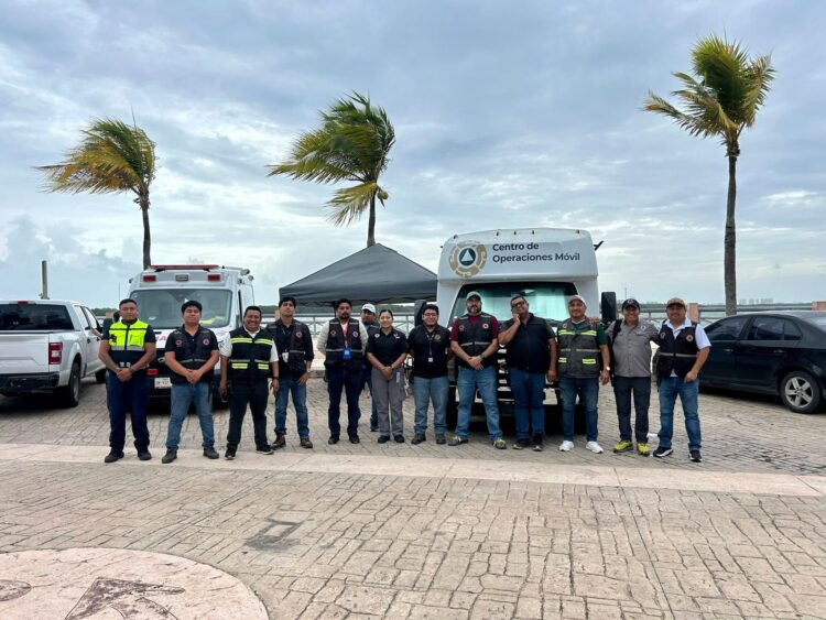 Protección Civil mantiene vigilancia por lluvias y despliega operativo para el Fut Fest
