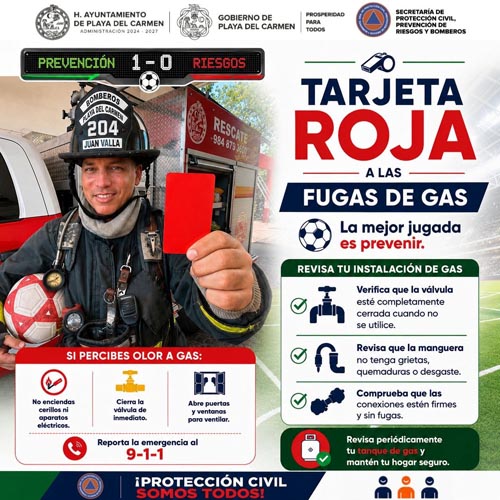 Protección Civil llama a revisar instalaciones de gas en los hogares