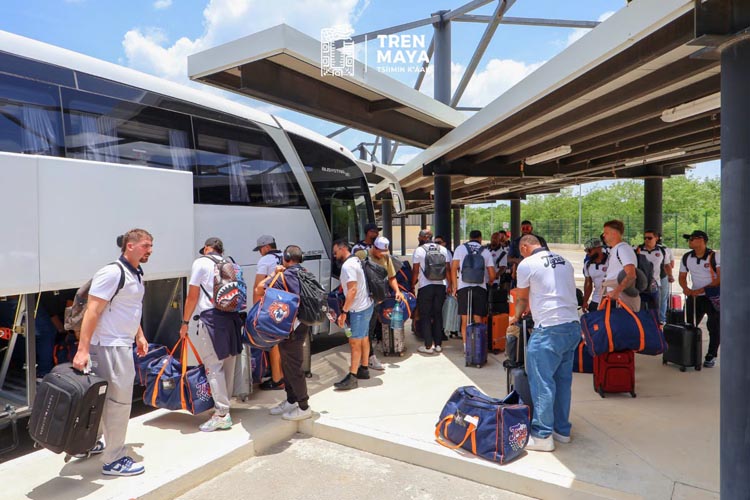 Tigres llegan en Tren Maya para el Clásico del Sureste