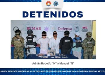 Operativo Blindaje Cancún asegura armas y presunta droga; hay cuatro detenidos