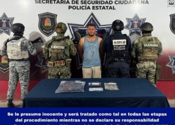 Capturan a hombre con más de 60 dosis de presunta marihuana en Cancún