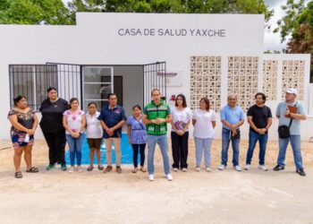 Entregan Casa de Salud renovada en Yaxché