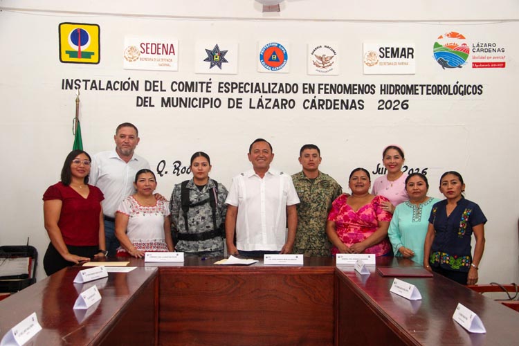 Lázaro Cárdenas activa comité de emergencia ante temporada de lluvias y ciclones