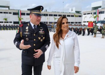 Mara Lezama y Guardia Nacional inauguran coordinación en Cancún para reforzar seguridad del Tren Maya y destinos turísticos