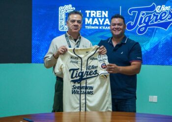 Tren Maya y Tigres de Quintana Roo firman alianza