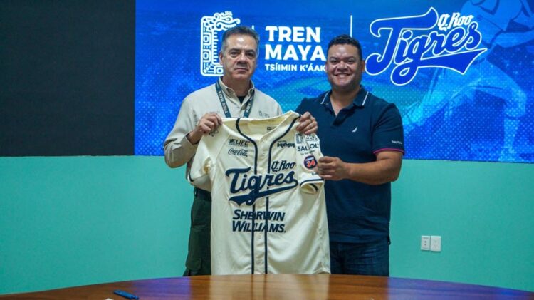 Tren Maya y Tigres de Quintana Roo firman alianza