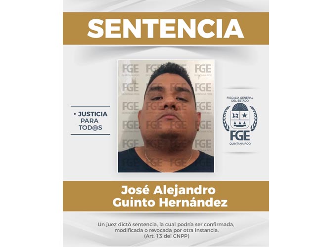 Condenan hasta 37 años de prisión a tres responsables de desaparición en Cancún